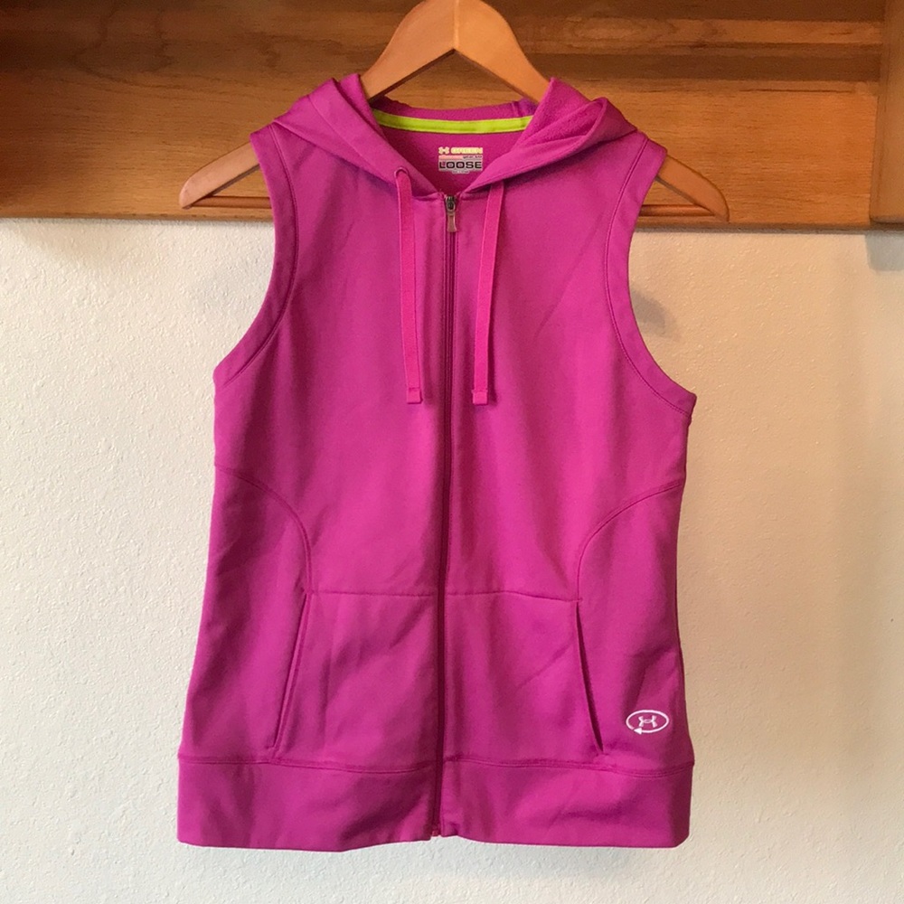 Under Armour Full-zip Loose Fit Hooded Vest, All Season Gear